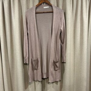 89th & Madison Women's Beige Cardigan Sweater